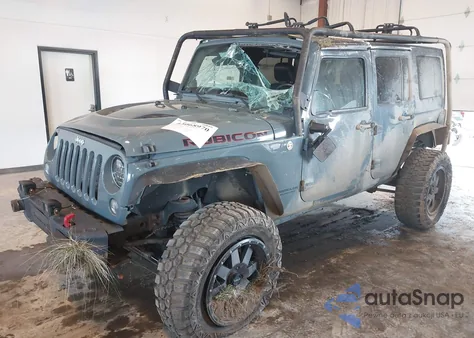 2014 Jeep Wrangler Unlimited Rubicon z USA, uszkodzony, nr VIN 1C4HJWFG7EL207255